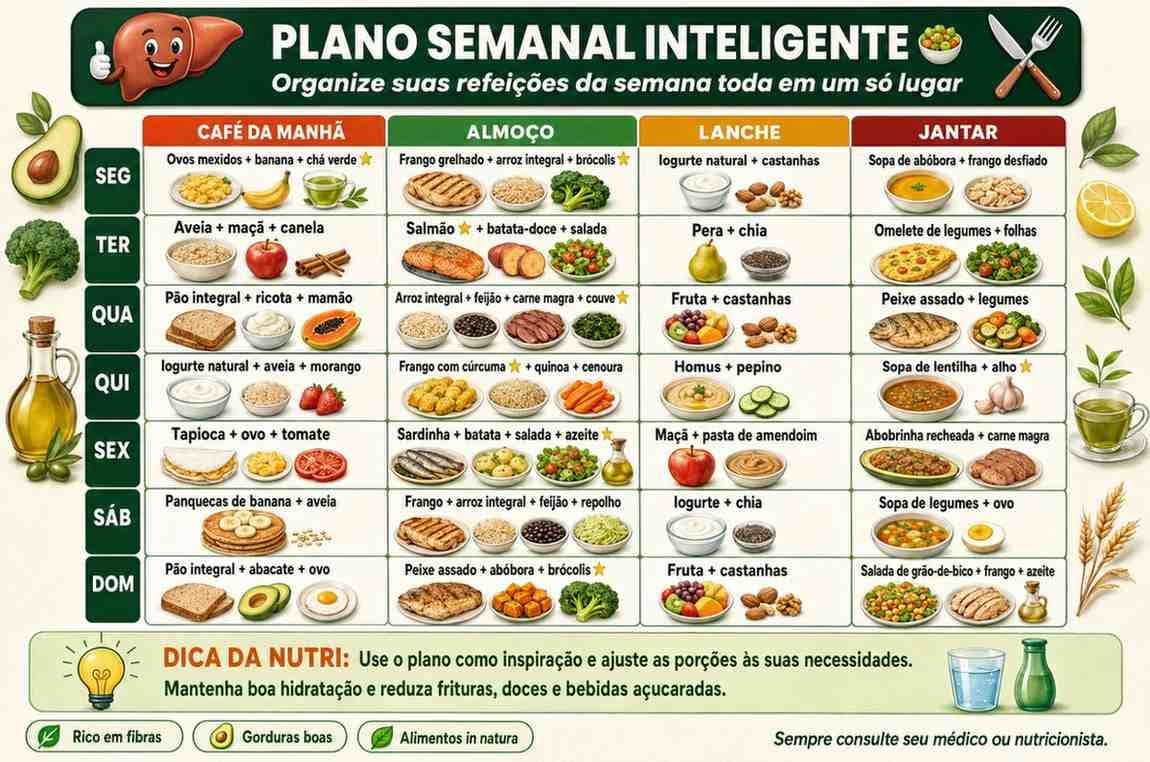 Prévia 1 - Plano Semanal de Alimentação Inteligente